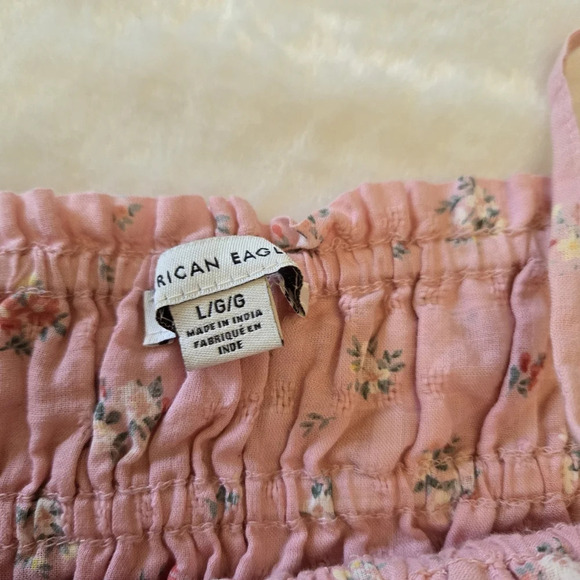 american eagle smocked peplum tank top - Picture 4 of 6